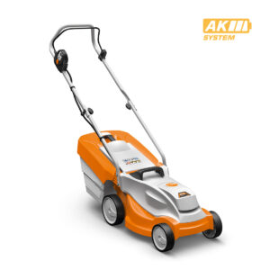 Cortacesped Stihl a bateria RMA 235 incluye bateria y cargador.