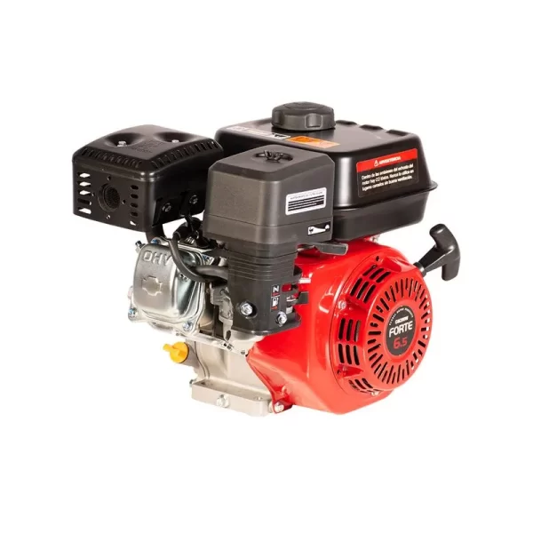 Motor FORTE GM270S a gasolina eje de cuña Ø 1”, 1800 rpm con reductor