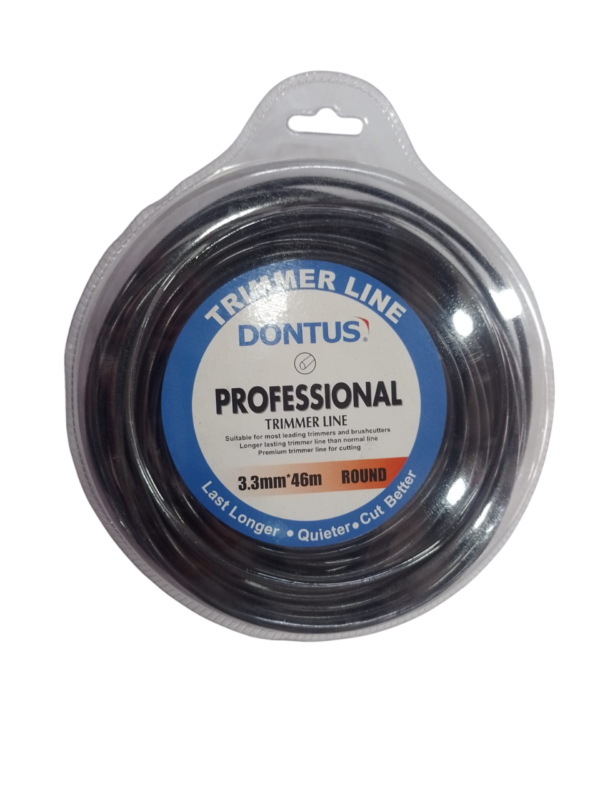 Dona Nylon Redondo 3.3 Mm 46 Metros Para Guadañas