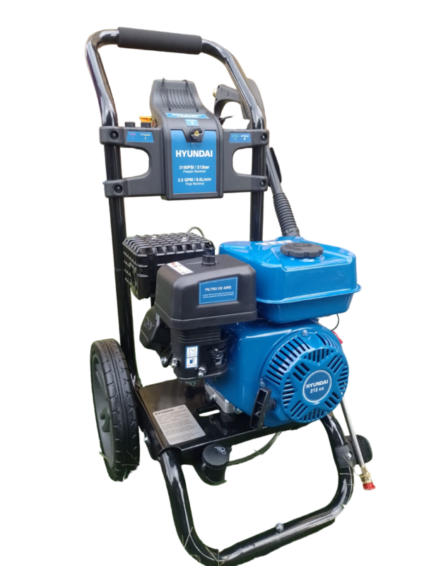 Hidrolavadora Hyundai A Gasolina De 3100 Psi Trabajo Pesado - Imagen 4