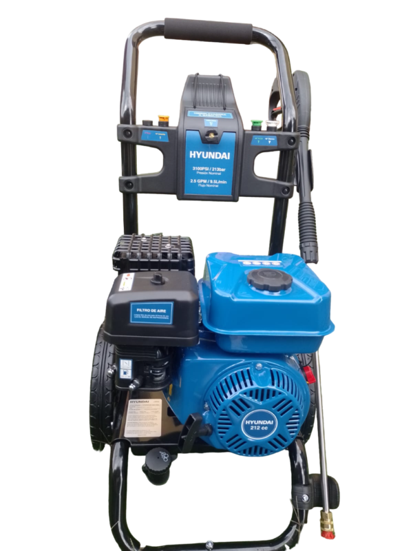 Hidrolavadora Hyundai A Gasolina De 3100 Psi Trabajo Pesado