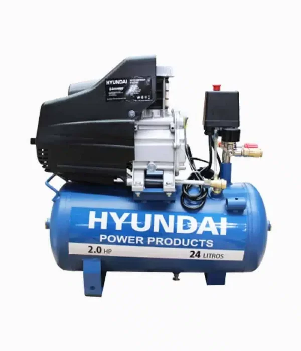 Compresor De Aire Hyundai 2hp 24 Litros 115 Psi