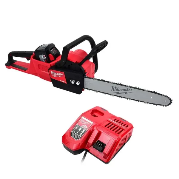 Motosierra Bateria Milwaukee Espada 40 Cms Con 1 Bateria Y Cargador